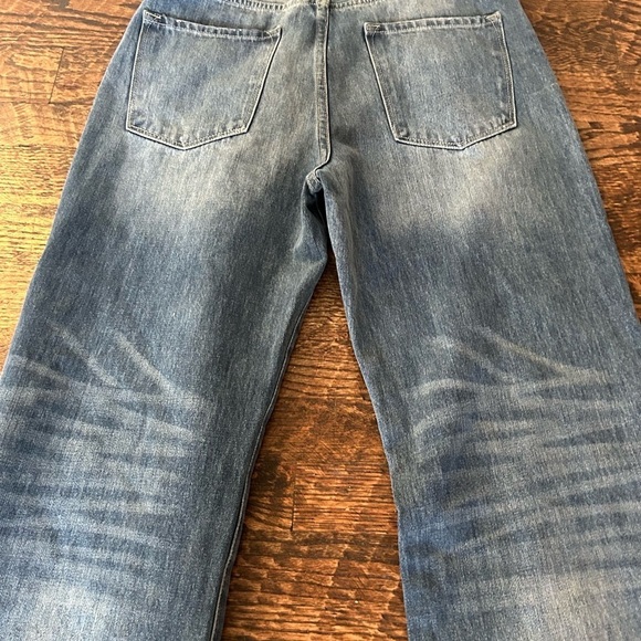 Kan Can Ultra High Rise Button Fly 90's Wide Leg Jeans Size 11/29 - Picture 6 of 11